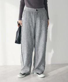 CRAFT STANDARD BOUTIQUE ツイードストレートパンツ