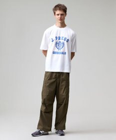 J.PRESS MEN 【J.PRESS ORIGINALS】【UNISEX】Cotton Jersey CRST Logo T-shirt