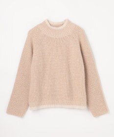 ANY L 【5色展開】バイカラーMIXニット