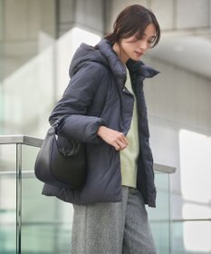 J.PRESS LADIES L 【洗える】ブラッシュドマルチポリ ショート ダウンコート
