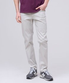 J.PRESS MEN 【ストレッチ】コンパクトピケストレッチ５ポケット パンツ ライトグレー系