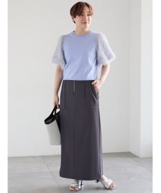 Te chichi シャギーバルーンスリーブニット