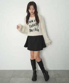 WEGO ハイウエストフレアスカパン