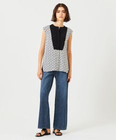 BEIGE， 【S-size】MONT THABOR / ロゴブラウス