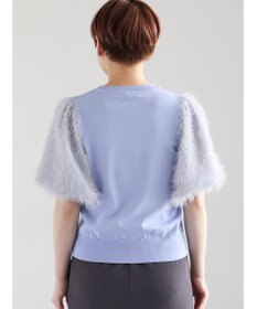 Te chichi シャギーバルーンスリーブニット