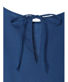 earth music&ecology コットンボイルパフスリーブワンピース