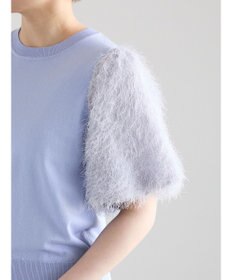 Te chichi シャギーバルーンスリーブニット