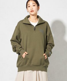 SHARE PARK LADIES 【UNISEX】MVS裏毛ハーフジップスウェット（S・Mサイズ）