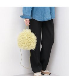 UNBILLION カシュカシュ cachecache / ウェーブファー巾着ショルダー