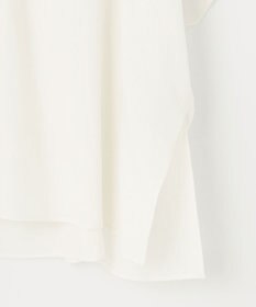 UNFILO 【洗える】リネンレーヨン　スキッパーシャツ