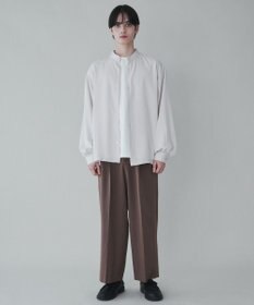 WEGO トロミBIGバンドカラーシャツ