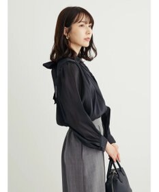 Green Parks ・ＥＬＥＮＣＡＲＥ　ＤＵＥ　バックリボンブラウス