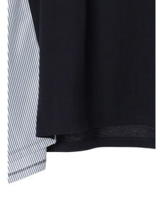 Green Parks 異素材脇切り替えドッキングプルオーバー