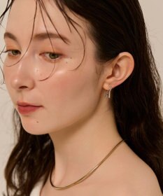 Phoebe 〈金属アレルギー対応/痛くないシリーズ〉スターフープライトフィットイヤリング　シルバー/ニッケルフリー
