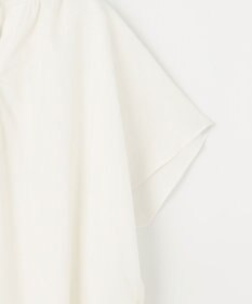 UNFILO 【洗える】リネンレーヨン　スキッパーシャツ