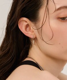 Phoebe 〈金属アレルギー対応/痛くないシリーズ〉スターフープライトフィットイヤリング　シルバー/ニッケルフリー