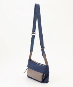 Y'SACCS はっ水ドットジャカード リサイクルレザーコンビ ショルダー