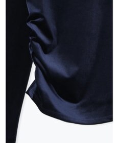 Te chichi ベロアサイドギャザートップス