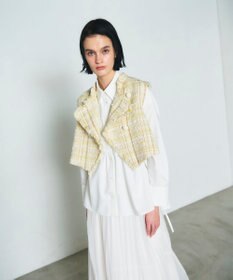 GRACE CONTINENTAL フリンジミニベスト