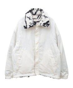 Green Parks リバーシブルプリント柄ボアブルゾン