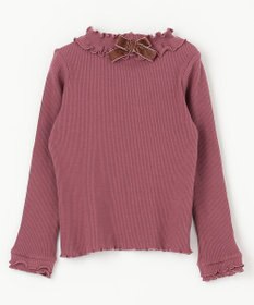 ANY KIDS テレコハイネック長袖Tシャツ