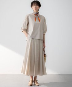 23区 ヘリンボーン プリント スカーフ