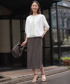 J.PRESS LADIES S 【一枚で着映え】コットンスムース レース カットソー