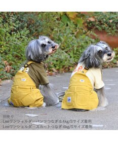PET PARADISE Lee ワンショルダーパンツつなぎ  小型犬