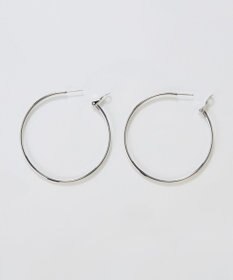 Phoebe 【金属アレルギー対応】ライトフープビッグピアス　シルバー/ステンレス/大振り