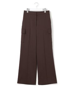 ICB L 【スマートバック仕様・洗える】ストレッチダブルサテン カーゴパンツ