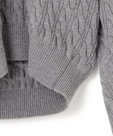 BEIGE， 【洗える】SEDONA / ウールカシミヤケーブルニット