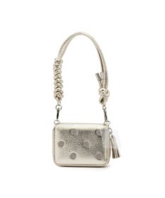 UNBILLION ペルケ perche / ドット刺繍ジャバラチャームウォレットショルダー