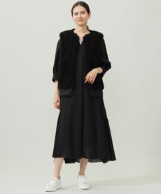 自由区 L 【SHIHOさん着用】カルガンラムエコファー ジレ