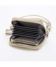 UNBILLION ペルケ perche / ドット刺繍ジャバラチャームウォレットショルダー