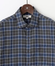 JOSEPH ABBOUD 【柔らか/暖かい】ファインブラッシュド ネル チェック シャツ