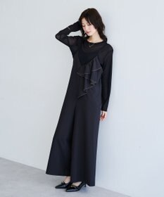 YECCA VECCA ラッフルキャミオールインワン