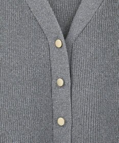 Green Parks 金釦ペプラムニットカーディガン