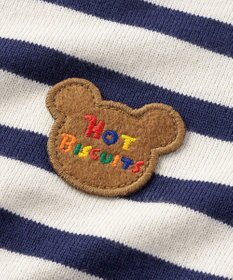 MIKI HOUSE HOT BISCUITS オーバーオール＆ボーダー長袖Tシャツギフトセット【BOX付き】