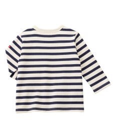 MIKI HOUSE HOT BISCUITS オーバーオール＆ボーダー長袖Tシャツギフトセット【BOX付き】