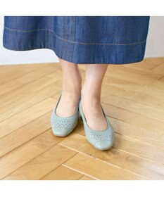 Riz raffinee <Riz raffinee>カットワークフラットパンプス