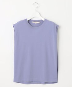 自由区 【洗える・XSサイズあり】クレープストレッチノースリーブ ニット