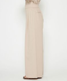 uncrave 【手洗い可】シャンブレー タック パンツ（uncrave WHITE）