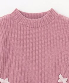 ANY KIDS 表起毛 レースアップ チュニック