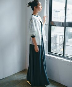 23区 【見上愛さん着用】シアーフライス レイヤード ロンTEE