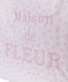 Maison de FLEUR リボンレオパードスクエアトートバッグ
