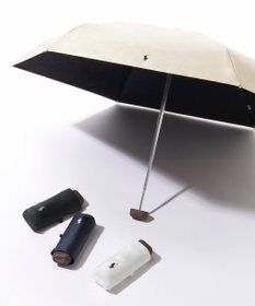 MOONBAT 【WEB限定】POLO RALPH LAUREN(ポロ ラルフローレン) 晴雨兼用日傘 折りたたみ傘 コンパクト PPワンポイント刺繍 一級遮光 遮熱 UV
