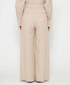 uncrave 【手洗い可】シャンブレー タック パンツ（uncrave WHITE）