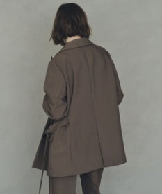 YECCA VECCA 2wayアシメデザインロングジャケット