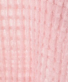 earth music&ecology シアーチェックカーディガン