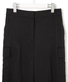 ICB L 【スマートバック仕様・洗える】ストレッチダブルサテン カーゴパンツ